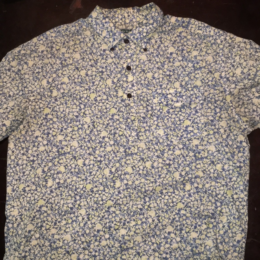 Flower button shirt